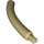 LEGO Tan Animal Tail Middle Section with Technic Pin (40378 / 51274)