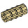 LEGO Tan Axle Connector (Ridged with &#039;x&#039; Hole) (6538)