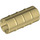 LEGO Tan Axle Connector (Ridged with &#039;x&#039; Hole) (6538)