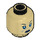 LEGO Tan Barriss Offee Minifigure Head (Recessed Solid Stud) (3626 / 37808)