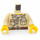 LEGO Zandbruin Boot Bestuurder Minifiguur Torso (973 / 76382)