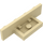 LEGO Beige Halterung 1 x 2 - 1 x 4 mit quadratischen Ecken (2436)