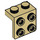 LEGO Zandbruin Beugel 1 x 2 met 2 x 2 (21712 / 44728)
