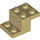 LEGO Beige Staffa 2 x 3 con Piastra e Step con supporto per bottoncino alla base (73562)