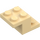 LEGO Beige Brakett 2 x 3 med Plate og Step uten bunnknottholder (18671)