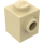 LEGO Beige Backstein 1 x 1 mit Stud auf Eins Seite (87087)
