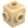 LEGO Beige Stein 1 x 1 mit Noppen auf Vier Seiten (4733)