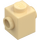 LEGO Beige Mattoncino 1 x 1 con Bottoncini su Due Lati opposti (47905)