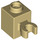 LEGO bronzer Brique 1 x 1 avec Verticale Agrafe (Clip ouvert en O, goujon creux) (60475 / 65460)