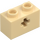 LEGO Tan Brick 1 x 2 with Axle Hole (&#039;+&#039; Opening and Bottom Tube) (31493 / 32064)