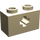 LEGO Beige Backstein 1 x 2 mit Achse Loch („+“ Öffnung und Unterrohr) (31493 / 32064)