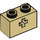 LEGO bronzer Brique 1 x 2 avec Essieu Trou (Ouverture &#039;X&#039;) (32064)