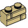 LEGO bronzer Brique 1 x 2 avec Embossed Bricks (98283)