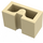 LEGO Tan Brick 1 x 2 with Groove (4216)
