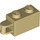 LEGO Tan Brick 1 x 2 with Hinge Shaft (Flush Shaft) (34816)