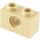 LEGO Tan Brick 1 x 2 with Hole (3700)