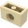 LEGO Tan Brick 1 x 2 with Hole (3700)