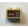 LEGO Tan Brick 1 x 2 with Small Clock Pendulum Sticker with Bottom Tube (3004)