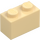 LEGO Tan Brick 1 x 2 with Studs on One Side (11211)