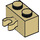 LEGO bronzer Brique 1 x 2 avec Verticale Agrafe (Écart dans le clip) (30237)