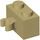 LEGO Tan Brick 1 x 2 with Vertical Clip (Open &#039;O&#039; clip) (42925 / 95820)