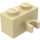 LEGO Beige Backstein 1 x 2 mit Vertikale Clip (O-Clip öffnen) (42925 / 95820)