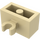 LEGO Beige Backstein 1 x 2 mit Vertikale Clip (O-Clip öffnen) (42925 / 95820)