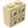 LEGO Beige Backstein 1 x 2 x 1.6 mit Bolzen auf Eins Seite (1939 / 22885)