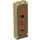 LEGO bronzer Brique 1 x 2 x 5 avec Hieroglyphs Décoration avec une encoche pour tenon (2454 / 68416)
