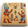 LEGO Tan Brick 1 x 6 x 5 with Pharaohs Hieroglyphs (3754)