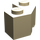 LEGO bronzer Brique 2 x 2 Facet (87620)