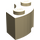 LEGO Beige Backstein 2 x 2 Runden Ecke mit Bolzenkerbe und verstärkter Unterseite (85080)