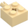 LEGO Beige Stein 2 x 2 mit Pin und Achsloch (6232 / 42929)