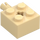 LEGO Beige Stein 2 x 2 mit Pin und Achsloch (6232 / 42929)