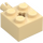 LEGO Beige Stein 2 x 2 mit Pin und Achsloch (6232 / 42929)