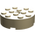 LEGO Tan Brick 4 x 4 Round with Hole (87081)
