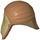 LEGO Tan Cap with Neck Protector with Flesh Top (27321 / 28228)
