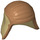 LEGO Tan Cap with Neck Protector with Medium Dark Flesh Top (27321 / 28228)