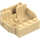 LEGO Beige Bil Base 4 x 5 med 2 Seats (30149)