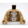 LEGO Zandbruin Cheetah met Wit Haar Minifiguur Torso (973 / 76382)