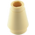 LEGO Beige Cone 1 x 1 med Top Groove (28701 / 59900)