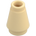 LEGO Beige Cone 1 x 1 med Top Groove (28701 / 59900)