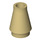 LEGO Tan Cone 1 x 1 without Top Groove (4589 / 6188)