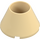 LEGO Tan Cone 4 x 4 x 2 Hollow (4742)