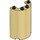 LEGO Beige Cylinder 2 x 4 x 5 Halvt (35313 / 85941)