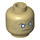 LEGO Tan Davy Jones Head (Safety Stud) (12249 / 98635)
