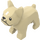 LEGO Beige Hund - French Bulldog mit Weiß Haar Patch (32892 / 79490)