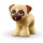 LEGO Tan Dog - Pug with Tongue Hanging Out (103283)