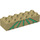 LEGO Tan Duplo Brick 2 x 6 with Green Lattice (2300 / 53161)