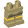 LEGO Beige Explorer Beine mit Pockets und Gelb Streifen auf Vorderseite (3815 / 92177)